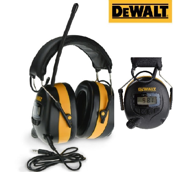 Echipamente Protectia Muncii  - Antifoane externe de protectie DeWALT cu sistem RADIO